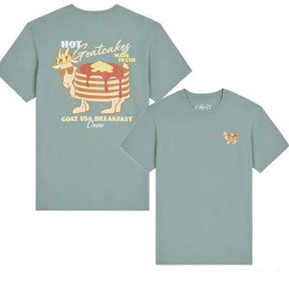 GOAT USA Goatcakes T-Shirt: Steeped Sage