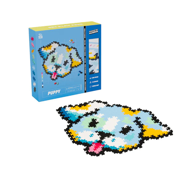 Plus Plus Puzzle by Number - 500pc Puppy