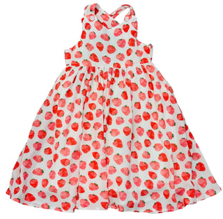 Lulu Bebe Strawberry Cross Back Dress