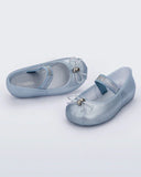 Mini Melissa Sophie Flat Baby with Bow - Pearly Blue