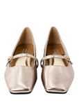 Kids Adele Mini Patent Leather Shoes - Light Gold