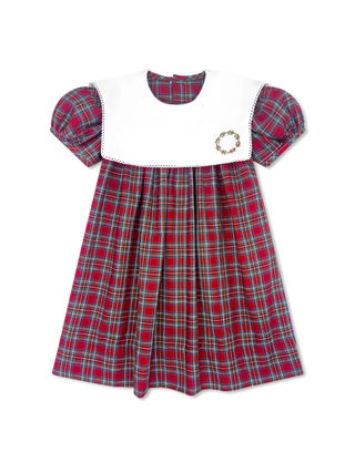 Hope Chest Dress - Woodstock Plaid, Wreath