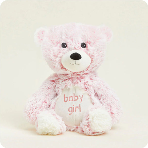 Baby Girl Bear - Warmies 13" Microwaveable Plush Animal Lavender Scented