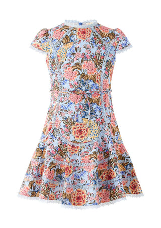 Marlo Kids Iliana Cotton Floral Mini Dress
