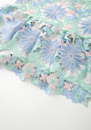 Marlo Kids Addison Floral Embroidered Mini Dress