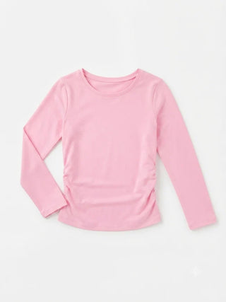 Swoon Kids Bubblegum Pink Ruched Top