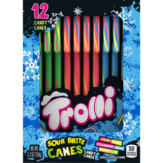 12Pc Holiday Sour Brite Candy Cane