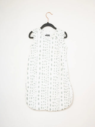 The Uptown Baby Sleep Bag - Sage/Steel Dalmatian (0-6M)