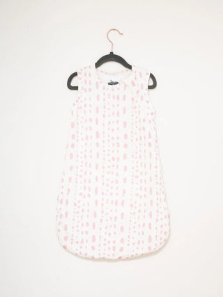 The Uptown Baby Sleep Bag - Pink Dalmatian (0-6M)