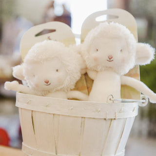 Friendly Chime Rattle - White Lamb
