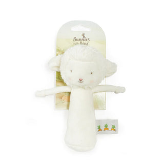 Friendly Chime Rattle - White Lamb