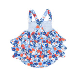 Angel Dear Ruffle Sunsuit - Poppy Days