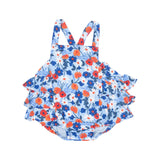 Angel Dear Ruffle Sunsuit - Poppy Days