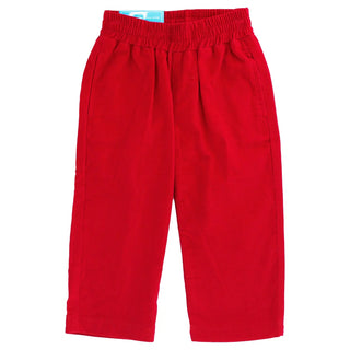 Bailey Boys Charlie Cord Elastic Waist Pant - Red