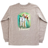 J. Bailey Logo L/S Tee Shirt - Dog on Bark