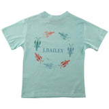 J. Bailey Logo Tee Shirt - Crawfish on Mint