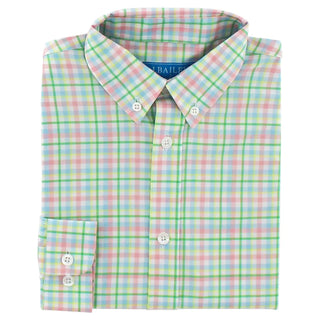 J. Bailey Roscoe Button Down Performance Shirt - Springtime
