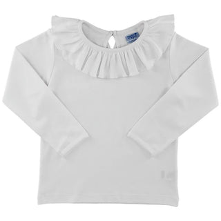 J. Bailey L/S Girl Ruffled Tee