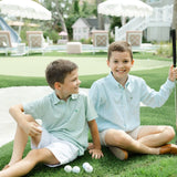 J. Bailey Roscoe Performance Button Down Shirt - Lagoon