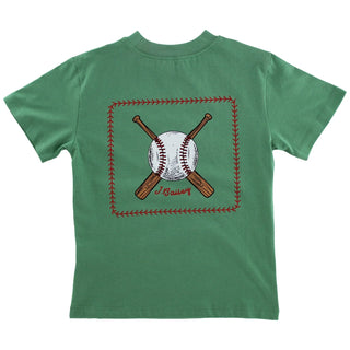 J. Bailey Logo Tee Shirt - Baseball on Sage