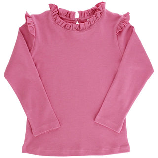 Bailey Boys Girls L/S Tee - Medium Pink