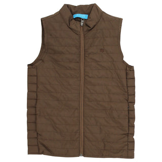 Bailey Boys Quilted Vest - Chestnut
