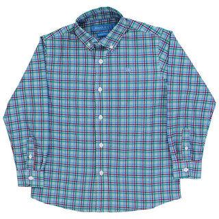 J. Bailey Performance Button Down Shirt - Cabin Plaid