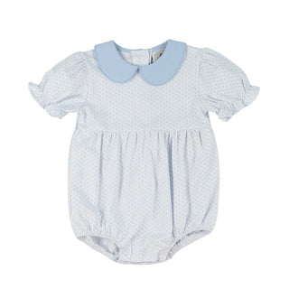 Girls Blue Dot Collins Classic Bubble