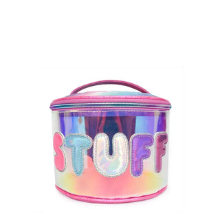 OMG! Accessories Raspberry STUFF Round Train Case