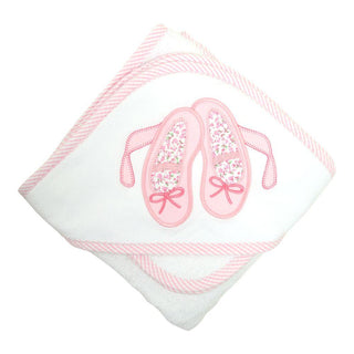 Boxed Applique Towel & Washcloth Set - Ballet Shoes