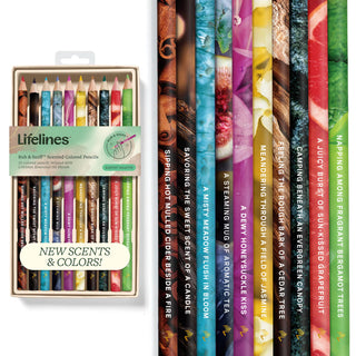 Lifelines Rub & Sniff Color Pencils 10pack