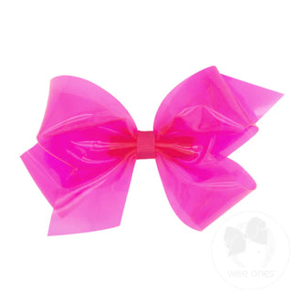 Medium Wee Ones Splish Splash Vinyl Bow