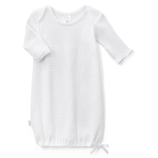 Party Overlap Knit shoulder Gown- NB