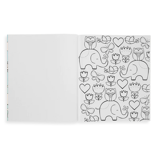 Ooly Little Cozy Critters Color-In' Book