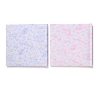 Thank Heaven Animal Toile Fabric Cover Photo Album with Front Window