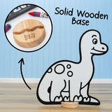 Doodleface Eraseable Crayon Board Brachiosaurus