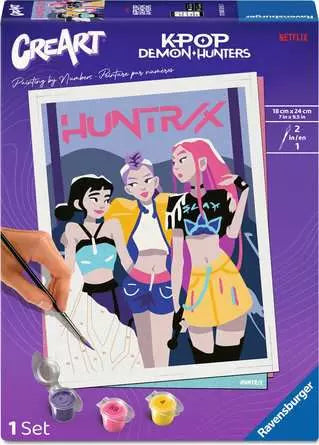 Ravensburger CreArt Paint by Numbers - KPop Demon Hunters: HUNTR/X