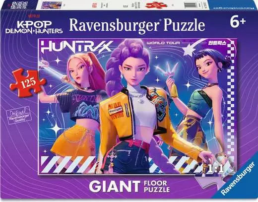 Ravensburger KPop Demon Hunters 125Pc Giant Floor Puzzle | Olly-Olly