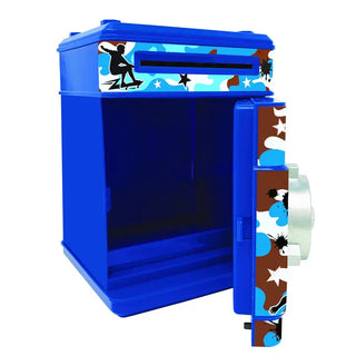 Hot Focus Blue Camo Digital Safe