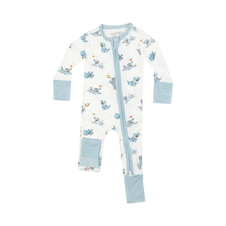 Angel Dear 2 Way Zipper Romper - Playful Puppies