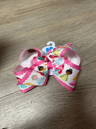 Wee Ones King Dancer/Princess Print Bow