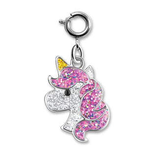 CHARM IT! Silver Glitter Unicorn Charm