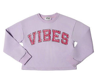 MIA NY Purple VIBES Sweatshirt