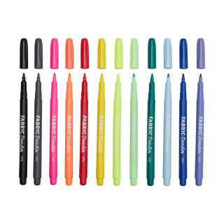 Ooly Fabric Doodlers Permanent Fabric Markers - Set of 12 - view 4