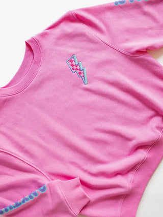 Anything is Possible Lightning Pink Berry Sweatshirt