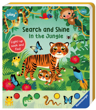 Search and Shine In the Jungle Board Book