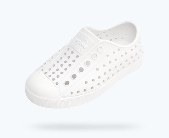 Native Jefferson Kids Slip on Shoes - Shell White