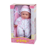 La Baby 11" Pink Mini Soft Body Baby Doll with Blanket