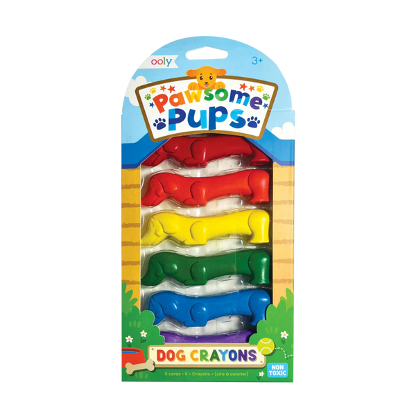 Ooly Pawsome Pups Dog Crayons