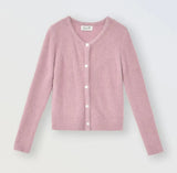 Molly Bracken Furry Cardigan - Light Pink